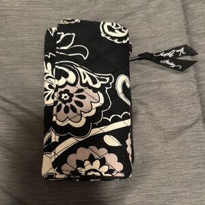 Vera Bradley Floral Black and White Wallet